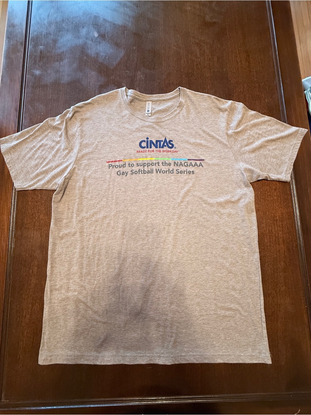 Gray Pride Logo Tee - Supporter Short Sleeve Shirt